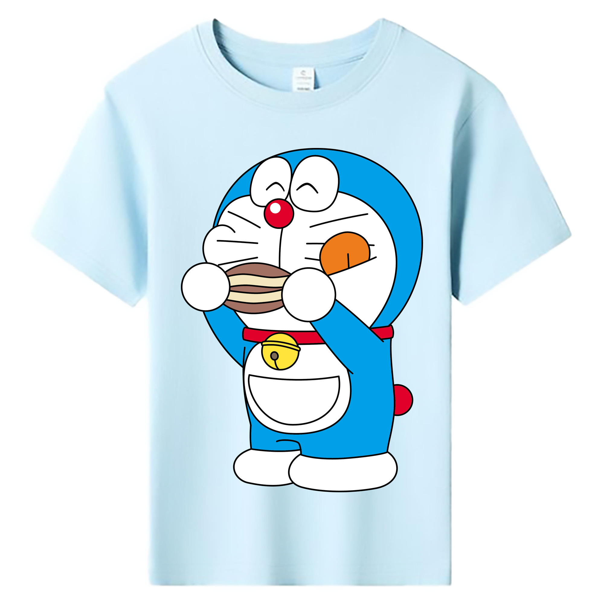 （画像用） ドラえもん Doraemon 綿100％キッズTシャツ（フロントプリント）